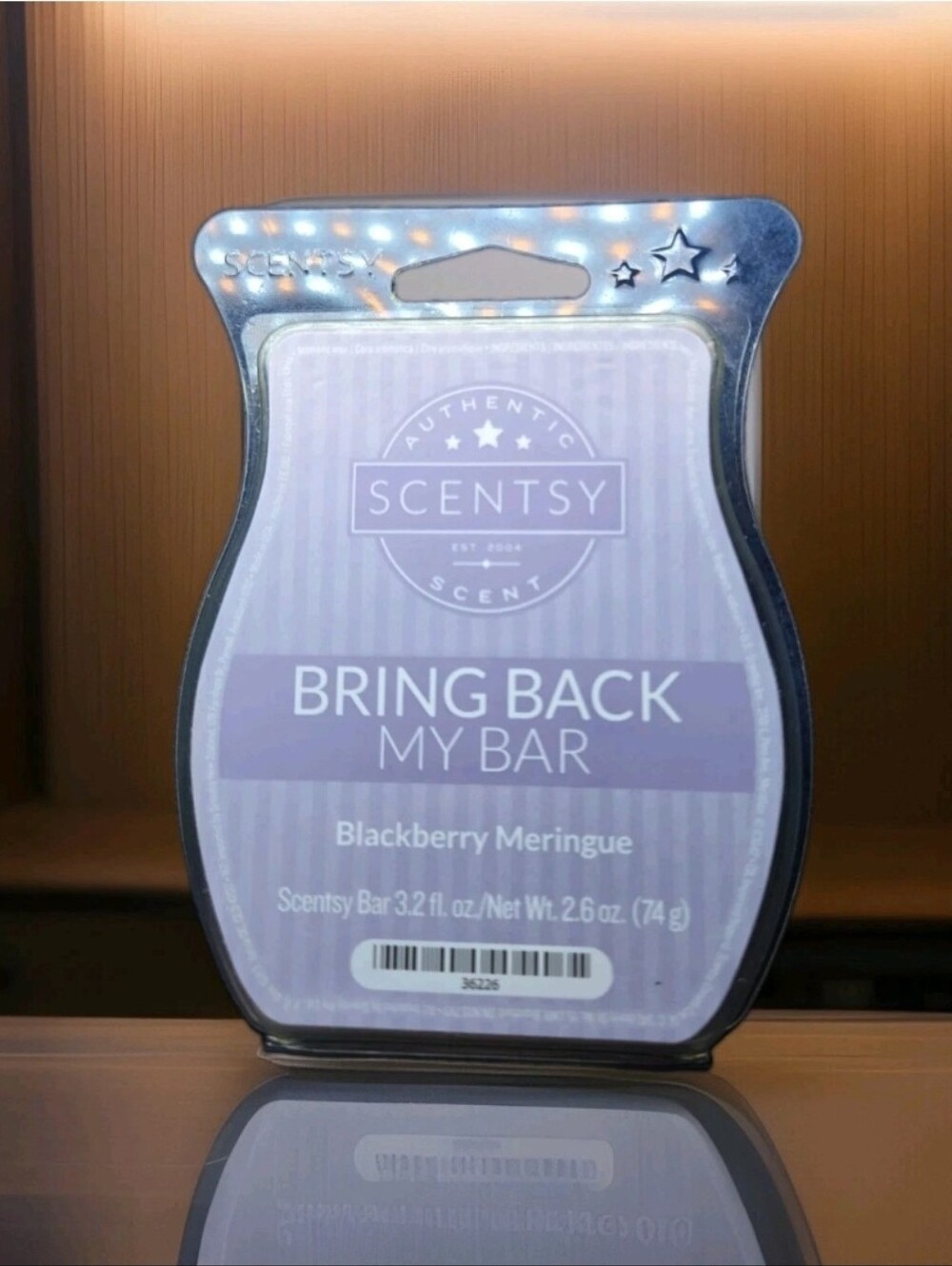 Scentsy Bar 3.2 Fl Oz Wax Melt Home Fragrance BLACKBERRY MERINGUE Retired